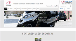 Desktop Screenshot of fowlersscooters.co.uk